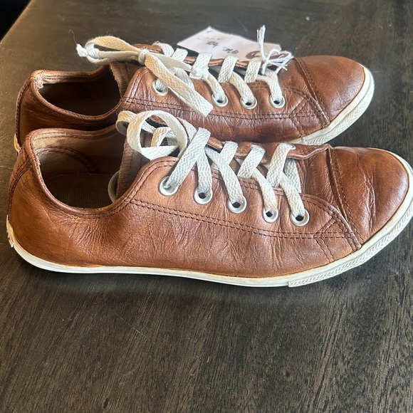 Leather Converse All star leather Sneakers Size 6 - Picture 3 of 11